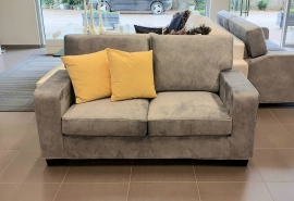 Διθέσιος καναπές "Zeus" σε γκρι αδιάβροχο ύφασμα
